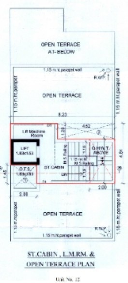  soham 18 greens Floor Plan Terrace Floor Plan