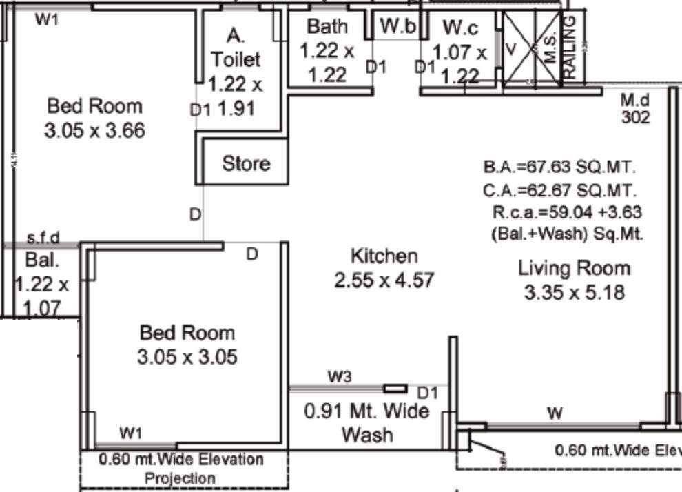  antillia skyline Floor Plan Floor Plan