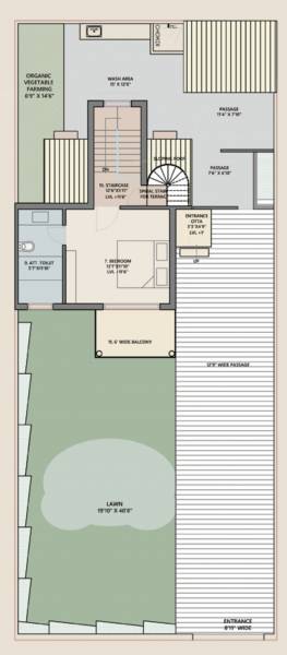  village-world Floor Plan First Floor Plan