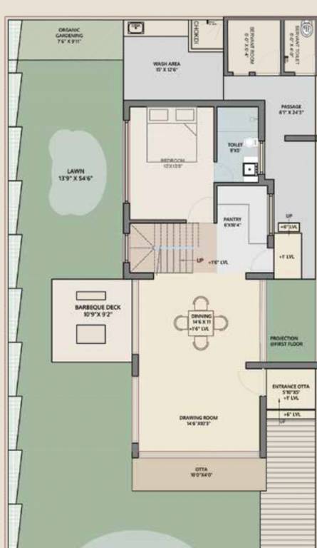  village world Floor Plan Ground Floor Plan