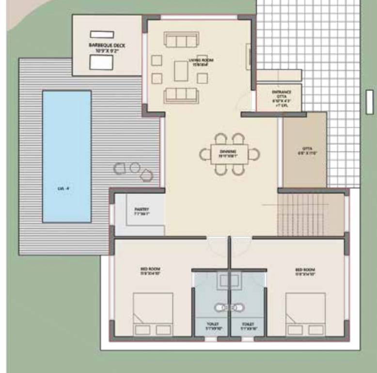 village world Floor Plan Ground Floor Plan
