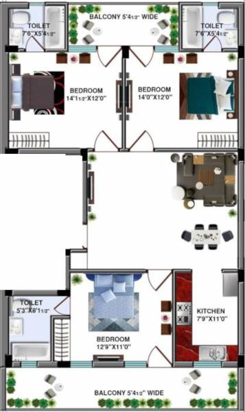  floors Floor Plan Floor Plan