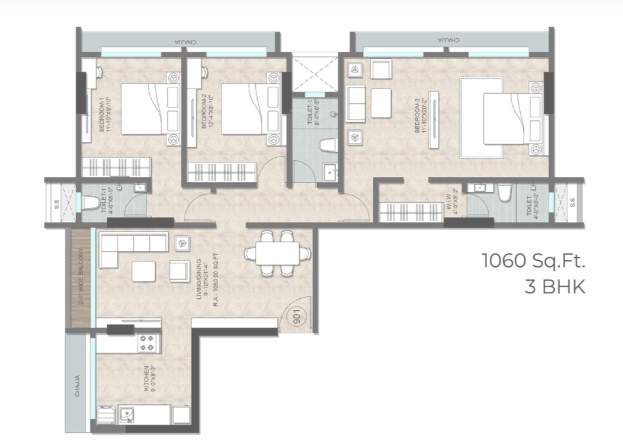  new abhiram chsl Floor Plan Floor Plan