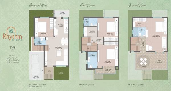  rhythm-bunglows Floor Plan Floor Plan