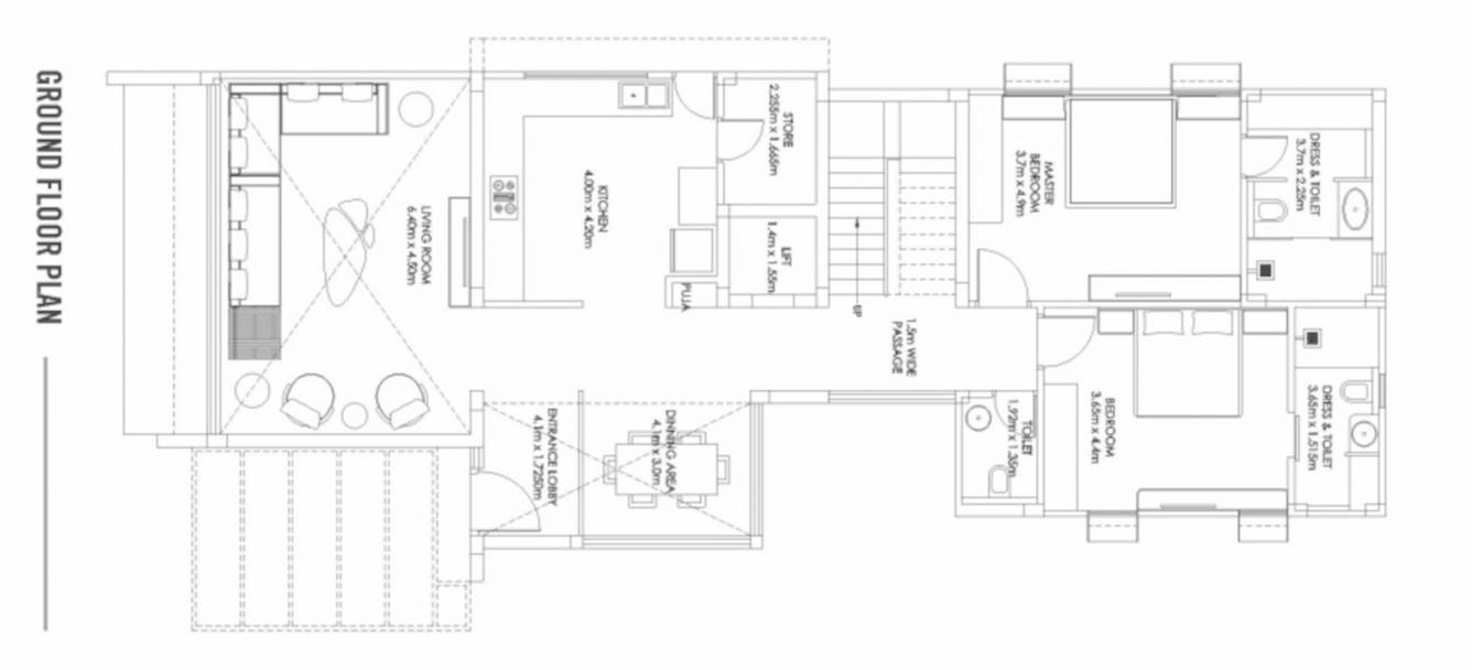  ayka Floor Plan Ground Floor Plan