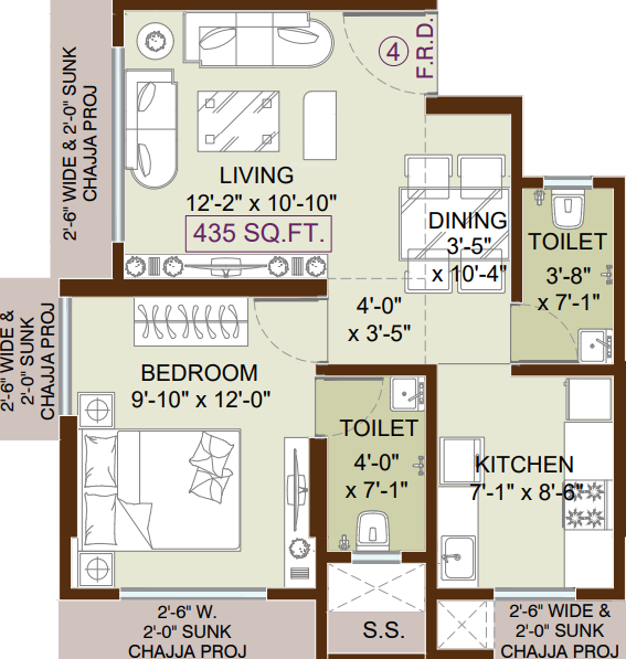 Floor Plan charkop nandanvan chsl Floor Plan Floor Plan