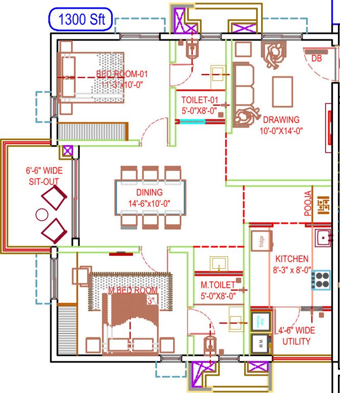  sarovar Floor Plan Floor Plan