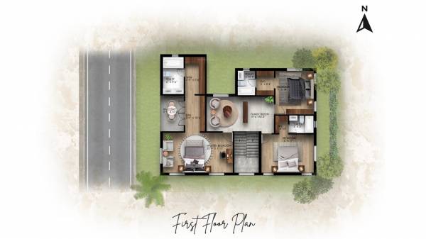  palm-shore-drive-villas Floor Plan First Floor Plan