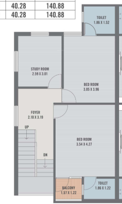  bunglows Floor Plan First Floor Plan