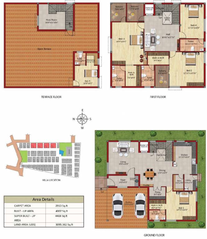 Floor Plan kalpataru phase i Floor Plan Floor Plan