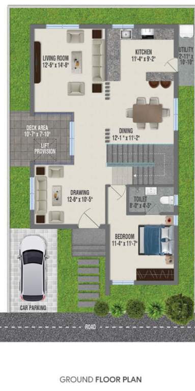  myra Floor Plan Ground Floor Plan