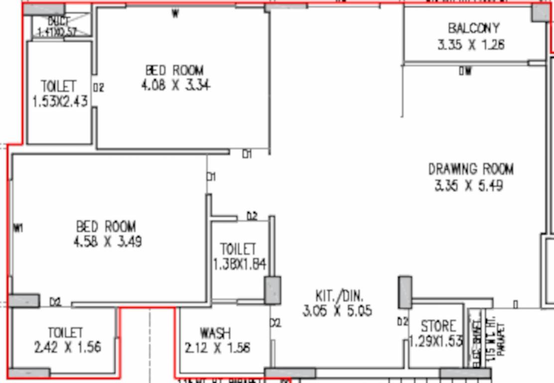  vishwam Floor Plan Lower Level Duplex Plan