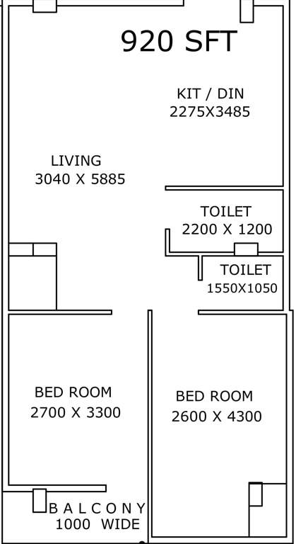  apartment 1 Floor Plan Floor Plan