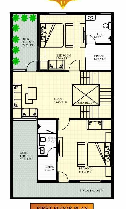 airport city phase 1 Floor Plan First Floor Plan
