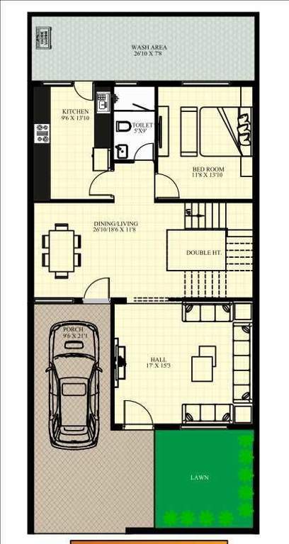 airport city phase 1 Floor Plan Ground Floor Plan