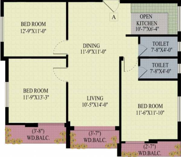  lake-view Floor Plan Floor Plan
