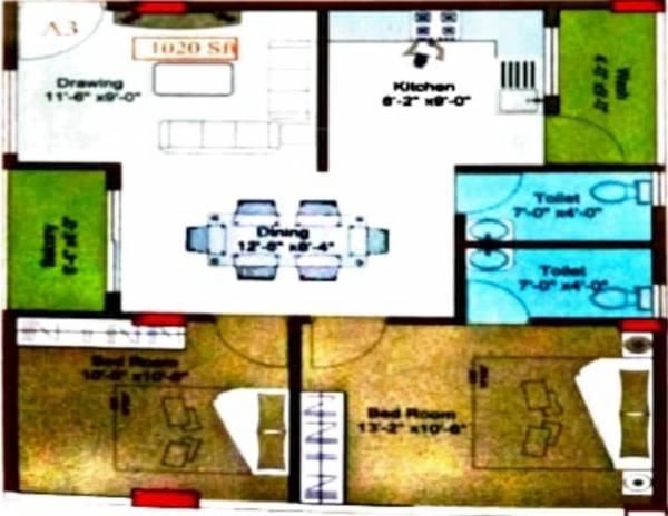  dharani-residency Floor Plan Floor Plan