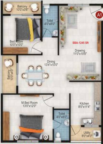  rsp-golden-nest Floor Plan Floor Plan