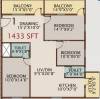 Blue Stone Wood Winds (3BHK+2T (1,433 sq ft) 1433 sq ft)