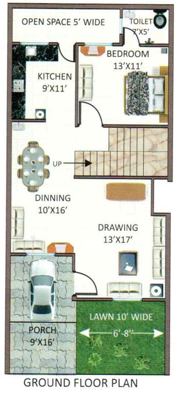  eco green park Floor Plan Ground Floor Plan
