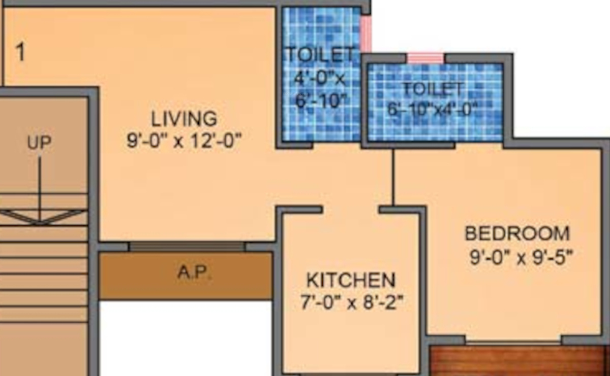 Floor Plan vedant millenia happiness phase ii wing c Floor Plan Floor Plan