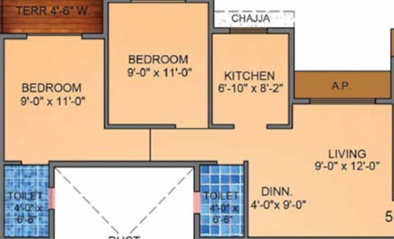 Floor Plan vedant millenia happiness phase ii wing c Floor Plan Floor Plan