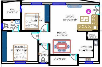  sarovar Floor Plan Floor Plan