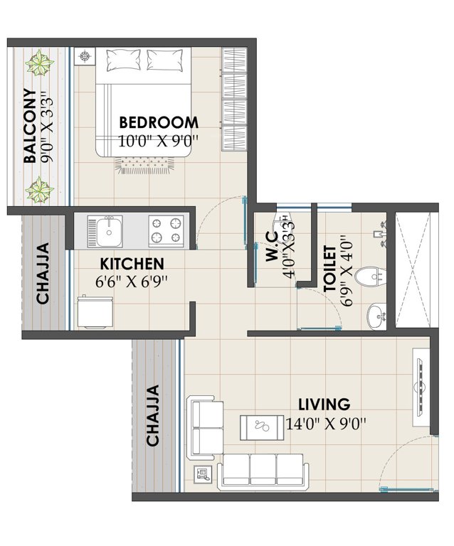 emerald pushpak nagar Floor Plan Floor Plan