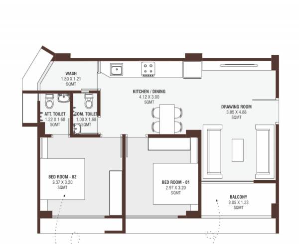  murli-appartment Floor Plan Floor Plan