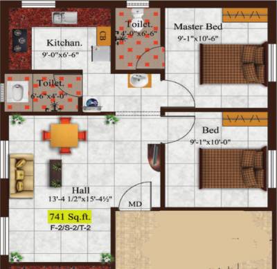  seven-hills-apartment Floor Plan Floor Plan