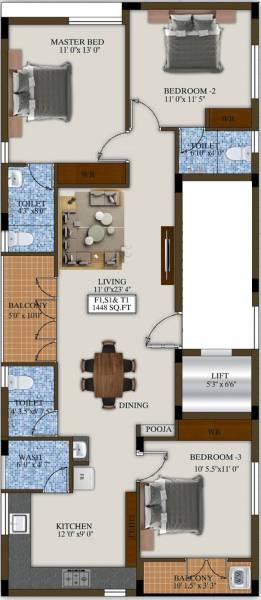  padma-flats Floor Plan Floor Plan