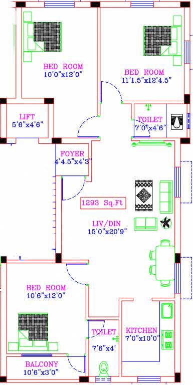  mithun homes  Floor Plan Floor Plan