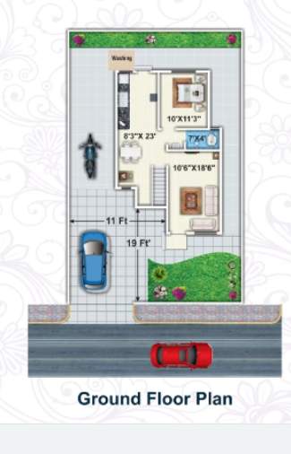  estate 5 Floor Plan Ground Floor Plan