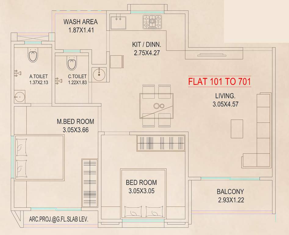 sunder one resi cum plaza Floor Plan Floor Plan