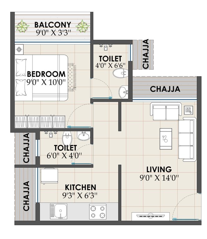 emerald pushpak nagar Floor Plan Floor Plan