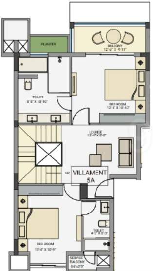 the royal ganges 1 phase i Floor Plan Lower Level Floor