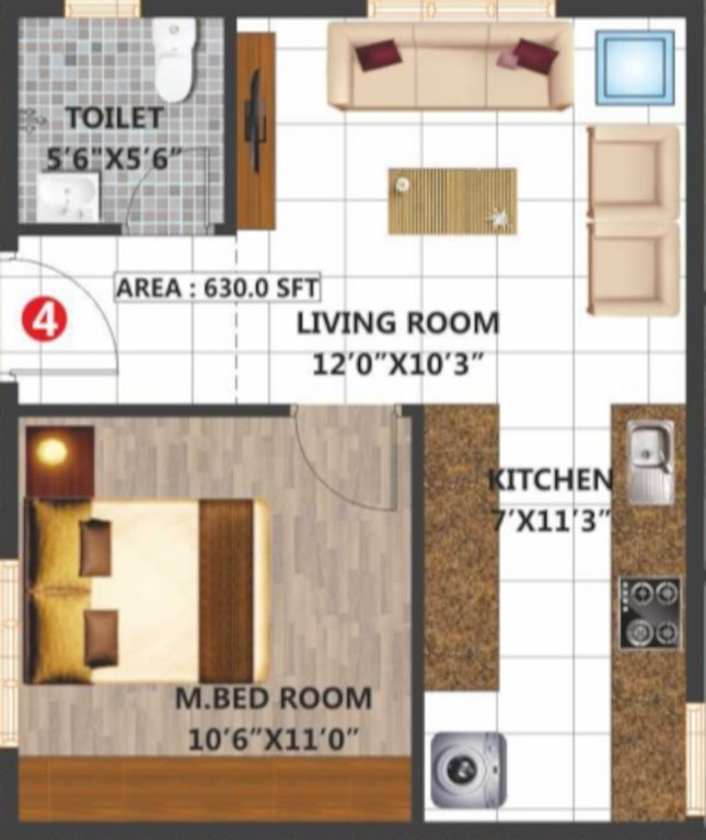 samruddhi apartment Floor Plan Floor Plan