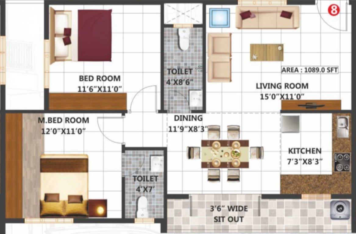  samruddhi apartment Floor Plan Floor Plan