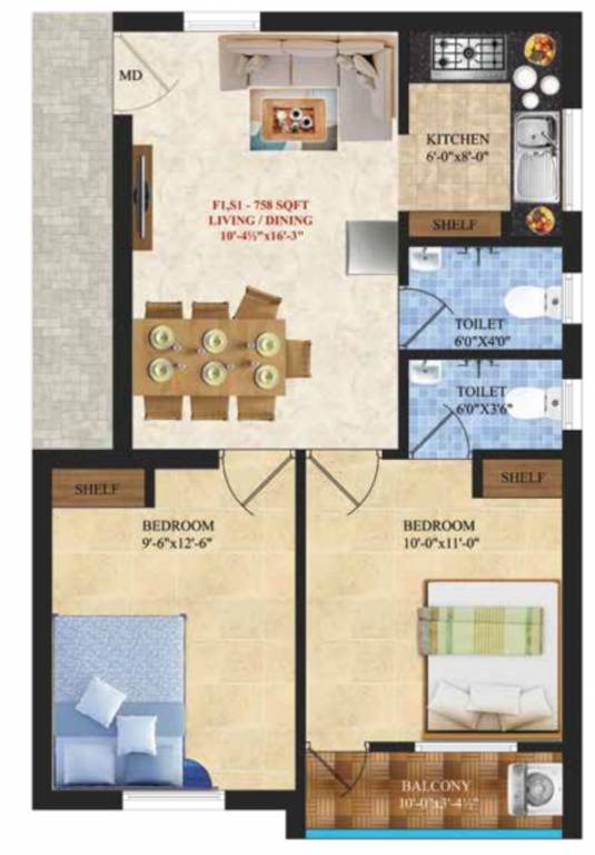  twin Floor Plan Floor Plan