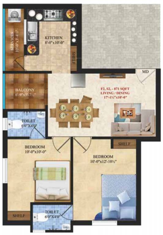  twin Floor Plan Floor Plan
