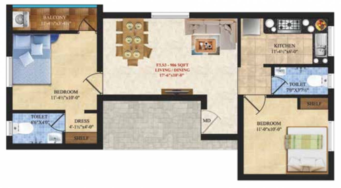 twin Floor Plan Floor Plan