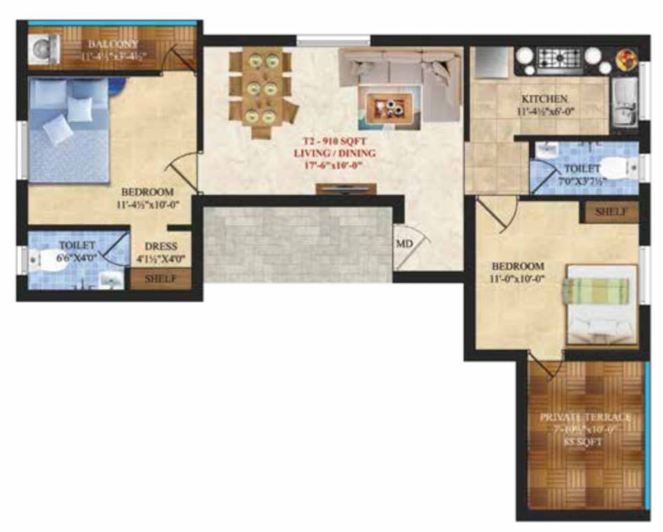  twin Floor Plan Floor Plan