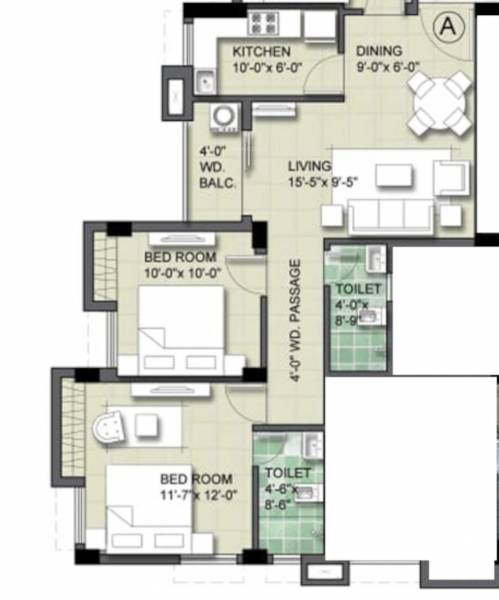  84-ballygunge-place Floor Plan Floor Plan