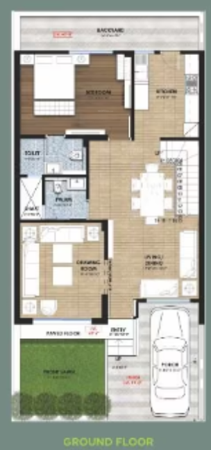  the villas Floor Plan Ground Floor Plan