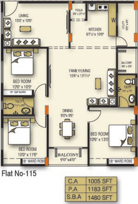  nest serene Floor Plan Floor Plan