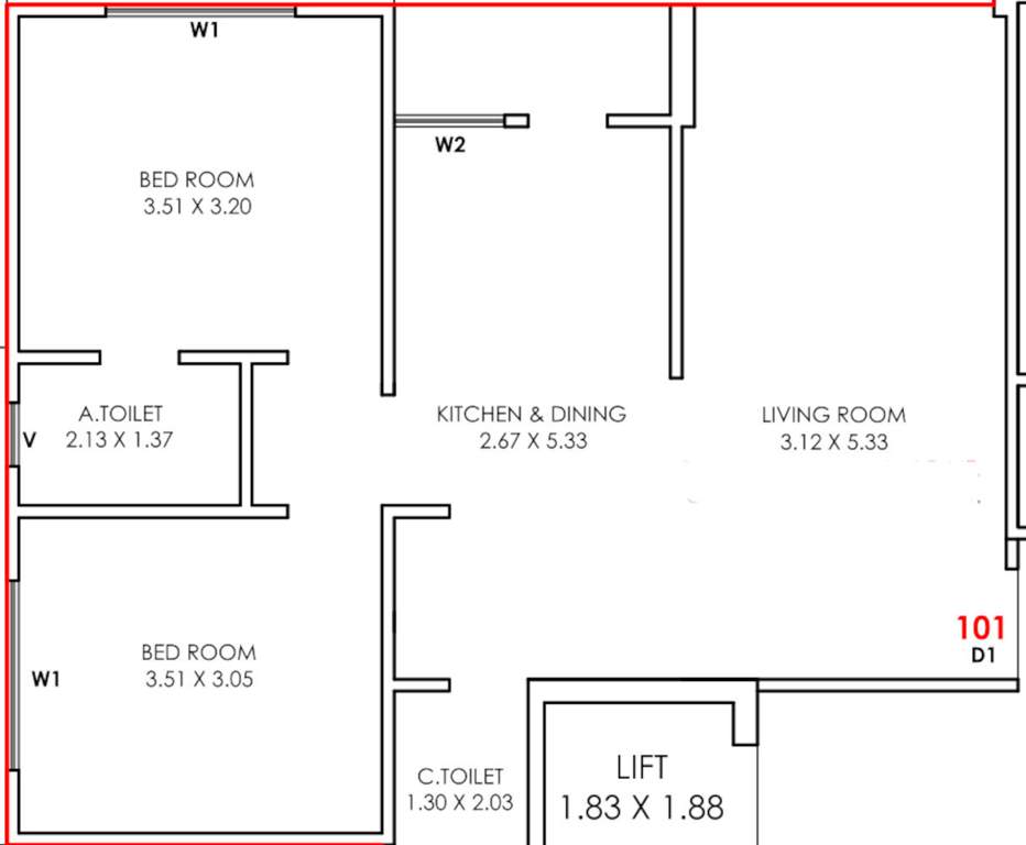 shivanjani residency Floor Plan Floor Plan