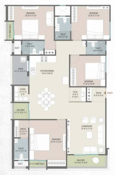  aarya-bliss Floor Plan Floor Plan