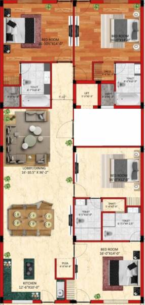 Floor Plan high-end-350-sq-yd Floor Plan Floor Plan