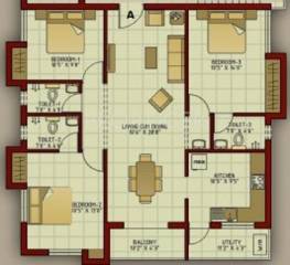 Fairyland Mira Pearl (3BHK+3T (1,495 sq ft) 1495 sq ft)