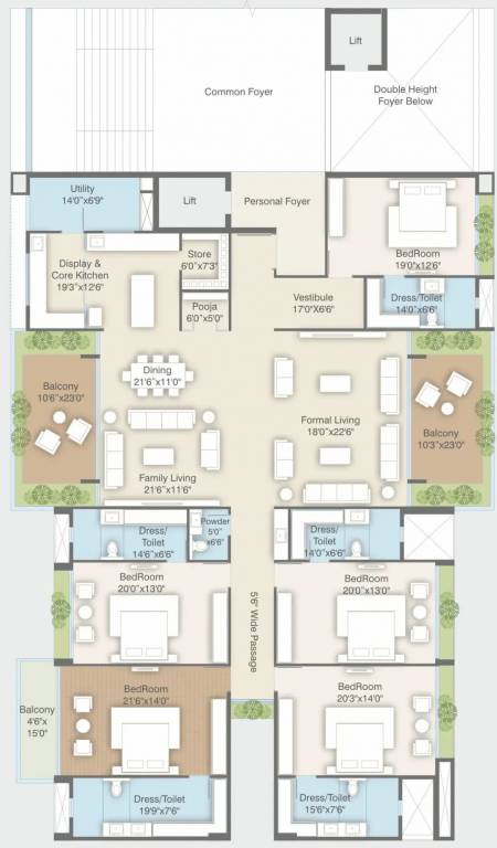 keystone skyvillas xl Floor Plan Floor Plan